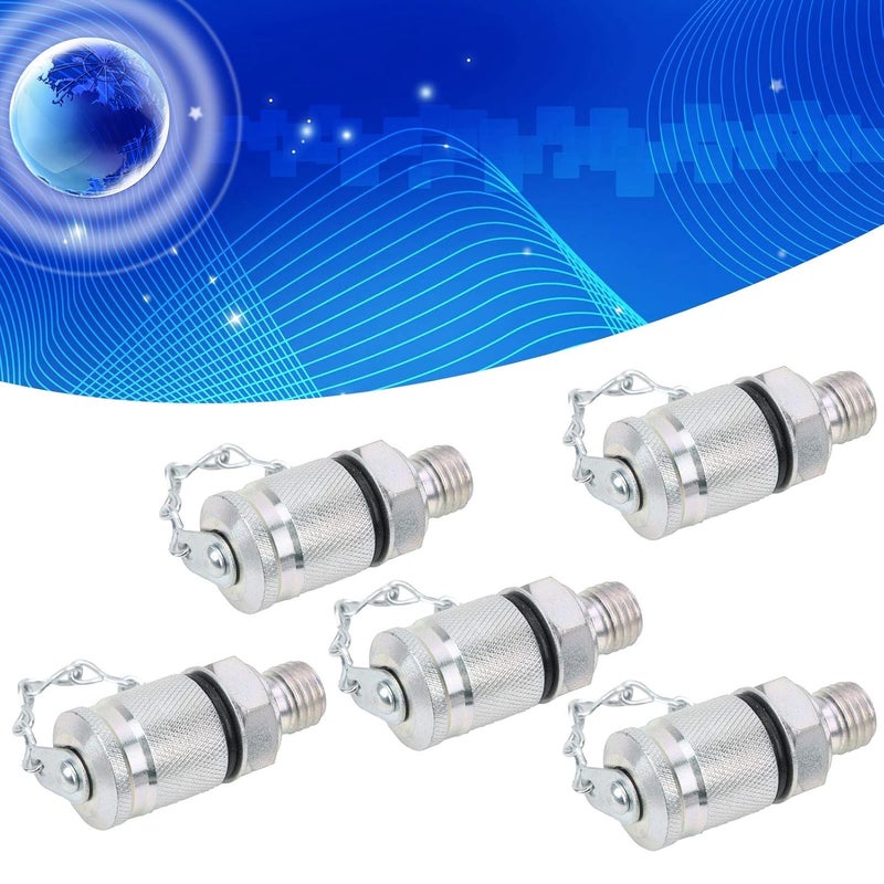 MUNEFE Hydraulic Test Adapter, Hydraulic Pressure Test Coupling Kit, Hydraulic Testing Coupling Adapter for Pressure Measuring (M12*1.5) - Image 3